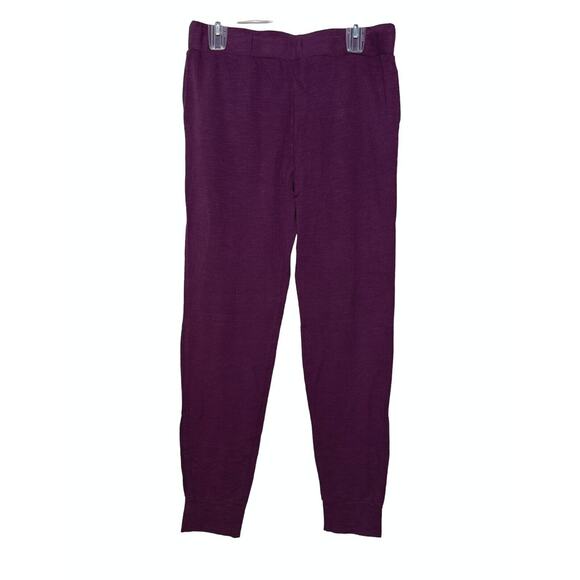 Monrow · Large · Supersoft Jogger · Plum Purple · Elastic Cuff Bottom - Picture 3 of 6